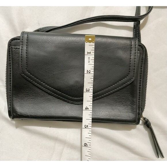 Women's Wallet with Strap, Black - Picture 6 of 6